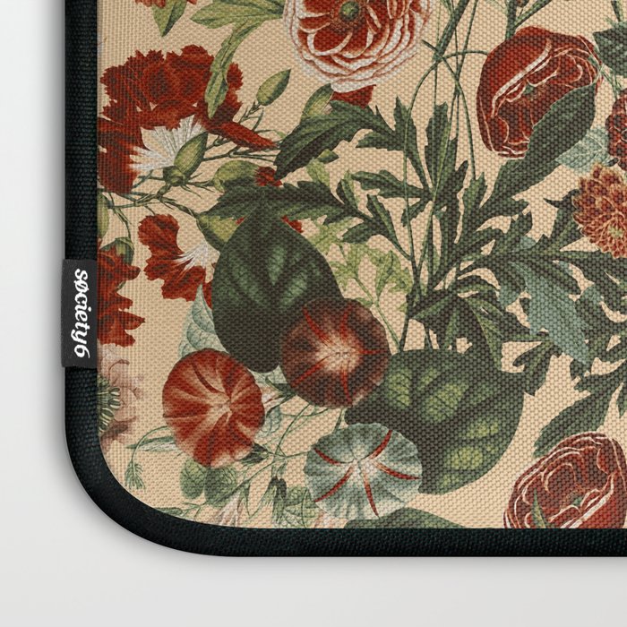 Vintage Flower Garden Laptop Sleeve Gallery Image 3