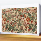 Vintage Flower Garden Wall Mural Gallery Image 2