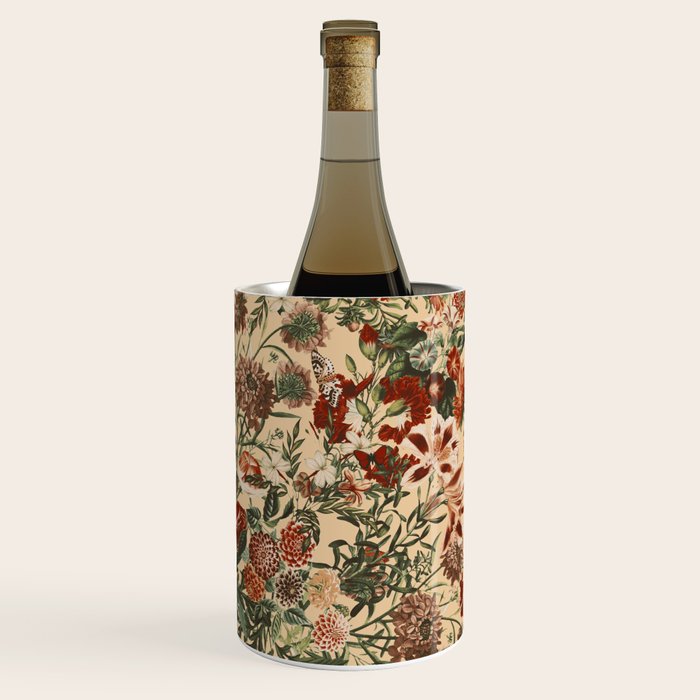Vintage Flower Garden Wine Chiller Gallery Image 1