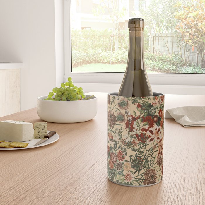 Vintage Flower Garden Wine Chiller Gallery Image 4