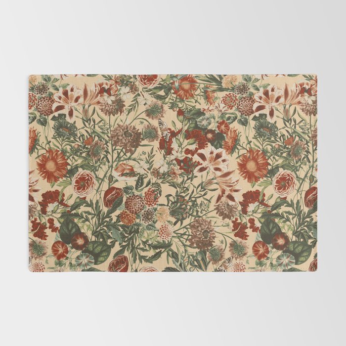 Vintage Flower Garden Rug Gallery Image 2