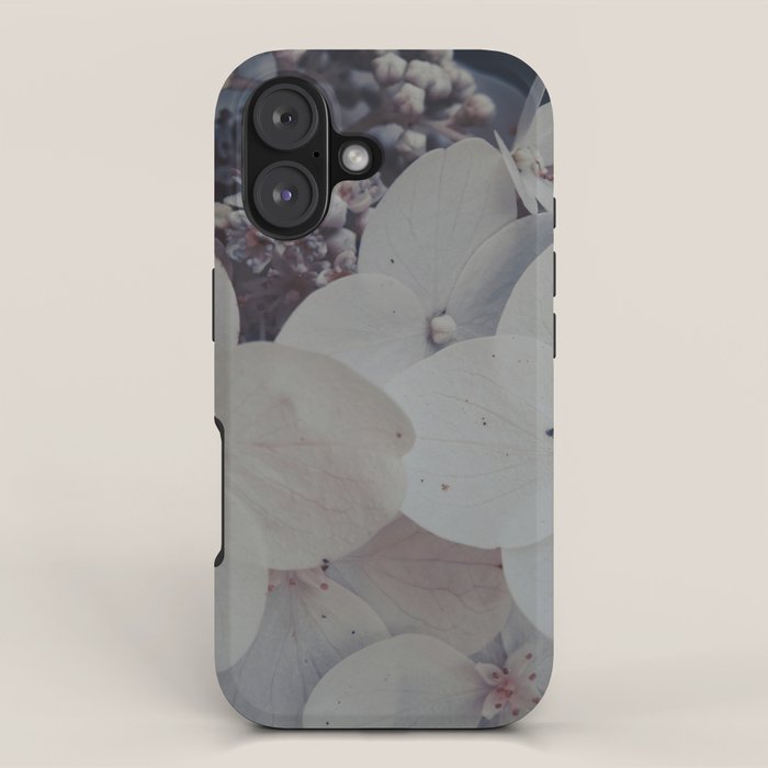 Be a Light in the Darkness x modern botanical hydrangea flower photograph iPhone Case Gallery Image 1