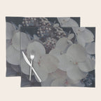 Be a Light in the Darkness x modern botanical hydrangea flower photograph Placemat Gallery Image 1