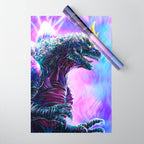 SpaceGodzilla Wrapping Paper Gallery Image 1