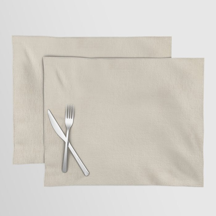 Teal Cream Minimalist Artwork Placemat Gallery Image 1