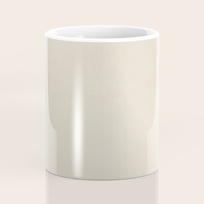 Teal Cream Minimalist Artwork Coffee Mug Gallery Image 4