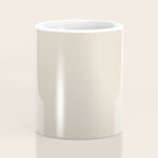 Teal Cream Minimalist Artwork Coffee Mug Gallery Image 4
