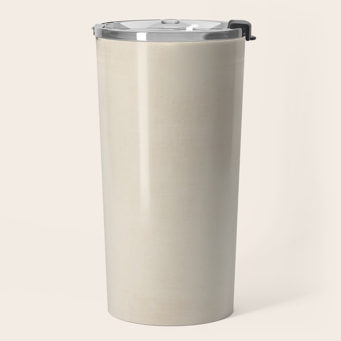 Teal Cream Minimalist Artwork Travel Mug Gallery Image 2