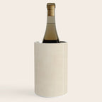 Teal Cream Minimalist Artwork Wine Chiller Gallery Image 2