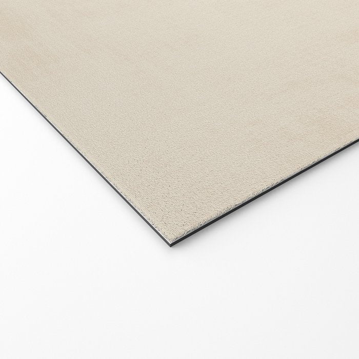 Teal Cream Minimalist Artwork Welcome Mat Gallery Image 2