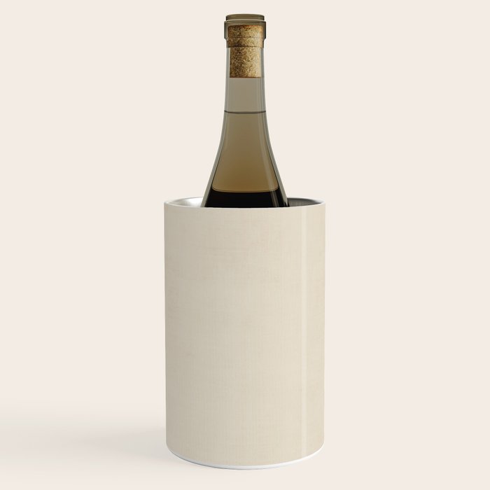 Teal Cream Minimalist Artwork Wine Chiller Gallery Image 1
