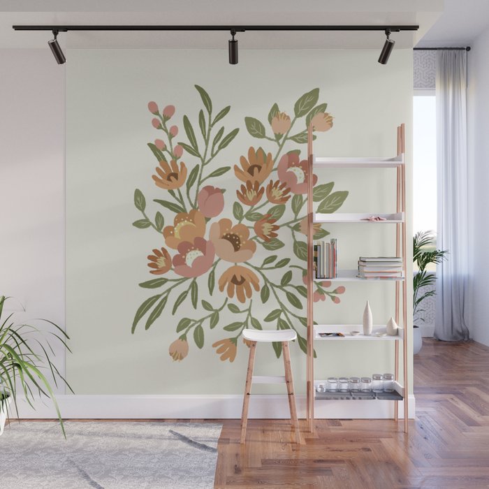 Freya Flowers Wall Mural