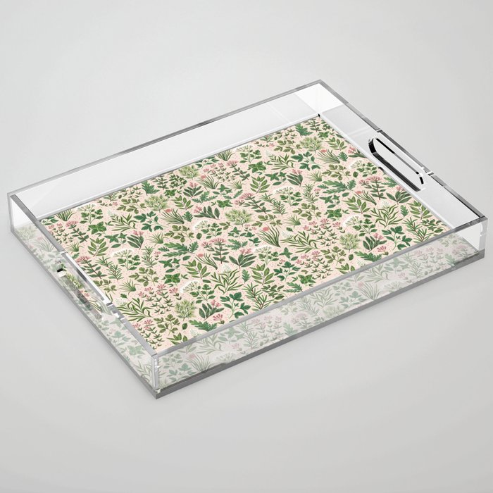 Herbs & Spices - beige Acrylic Tray Gallery Image 1