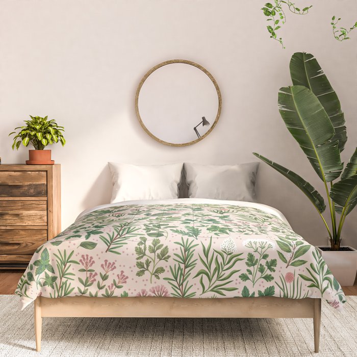 Herbs & Spices - beige Comforter Gallery Image 3