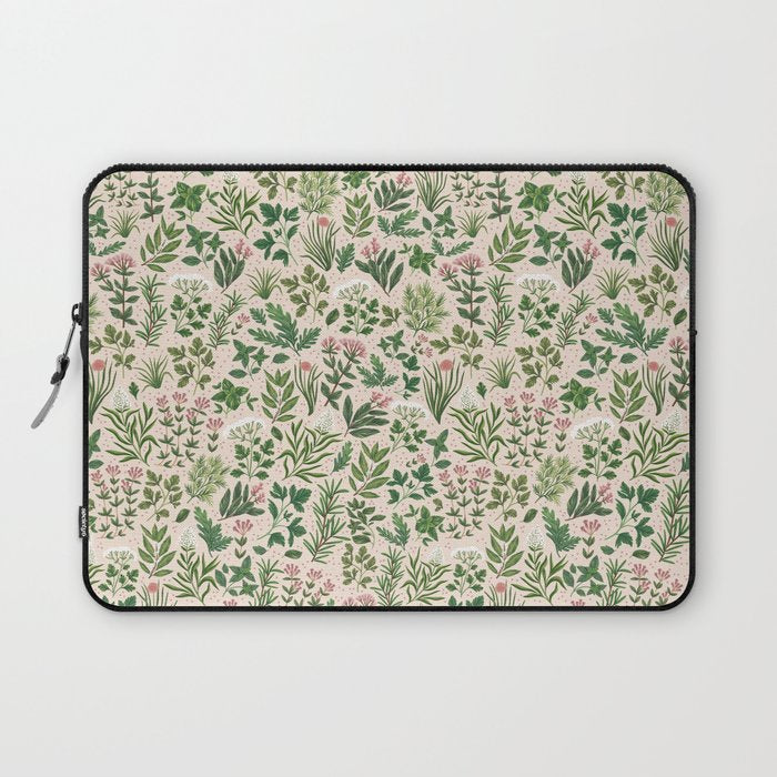 Herbs & Spices - beige Laptop Sleeve Gallery Image 1