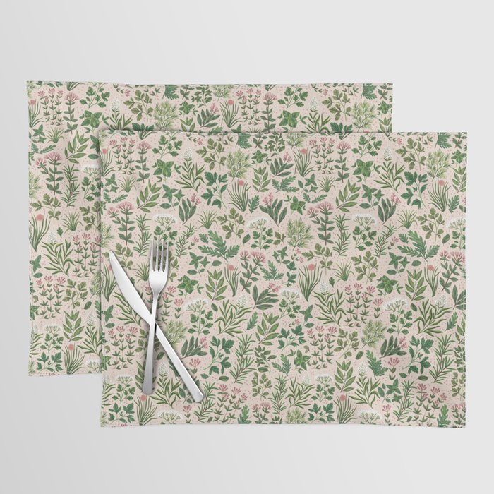 Herbs & Spices - beige Placemat Gallery Image 1