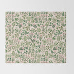 Herbs & Spices - beige Throw Blanket Gallery Image 2