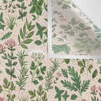 Herbs & Spices - beige Wall Tapestry Gallery Image 3