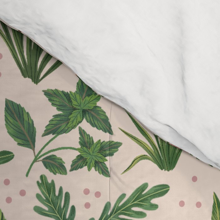 Herbs & Spices - beige Comforter Gallery Image 4