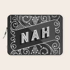 Nah - Black & Grey Palette Laptop Sleeve Gallery Image 1