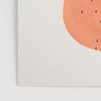 'Twins' Minimalist Modern Mid Century Colorful Navy Blue Tan Shapes by Ejaaz Haniff Poster Gallery Image 3