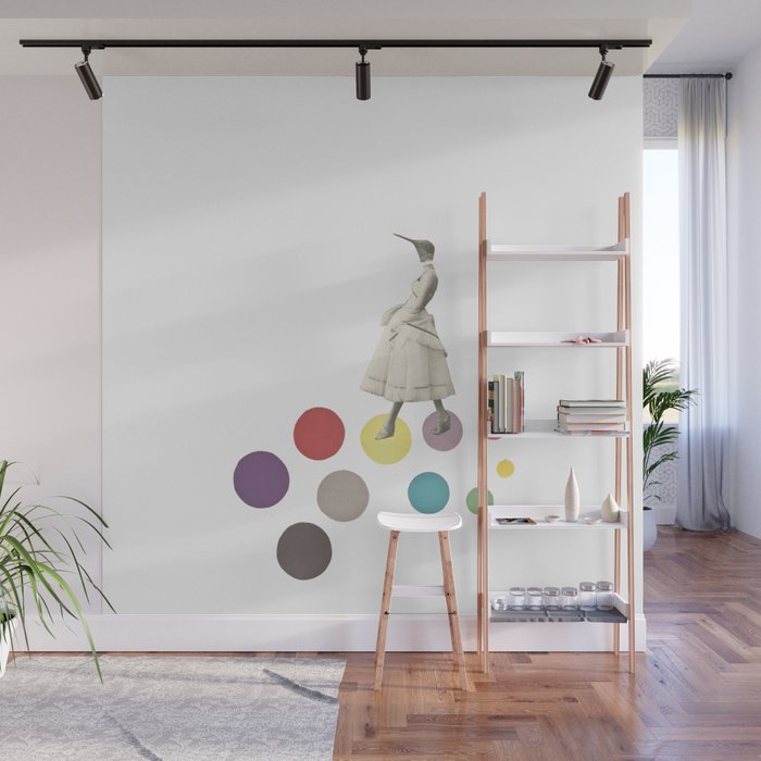 Bird Lady Wall Mural Gallery Image 1
