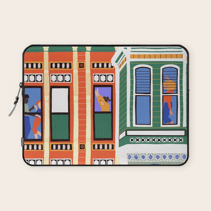 house of jazz  Laptop Sleeve Gallery Image 1