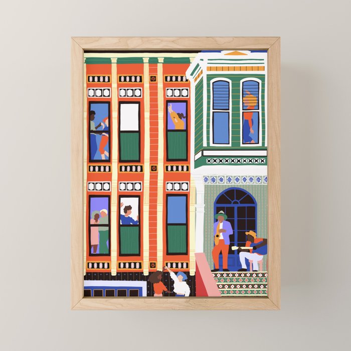 house of jazz  Mini Art Print Gallery Image 1