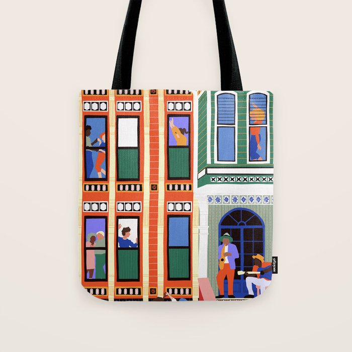 house of jazz  Tote Bag Gallery Image 1