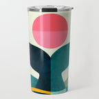 mid century whale sun sea Travel Mug Gallery Image 1