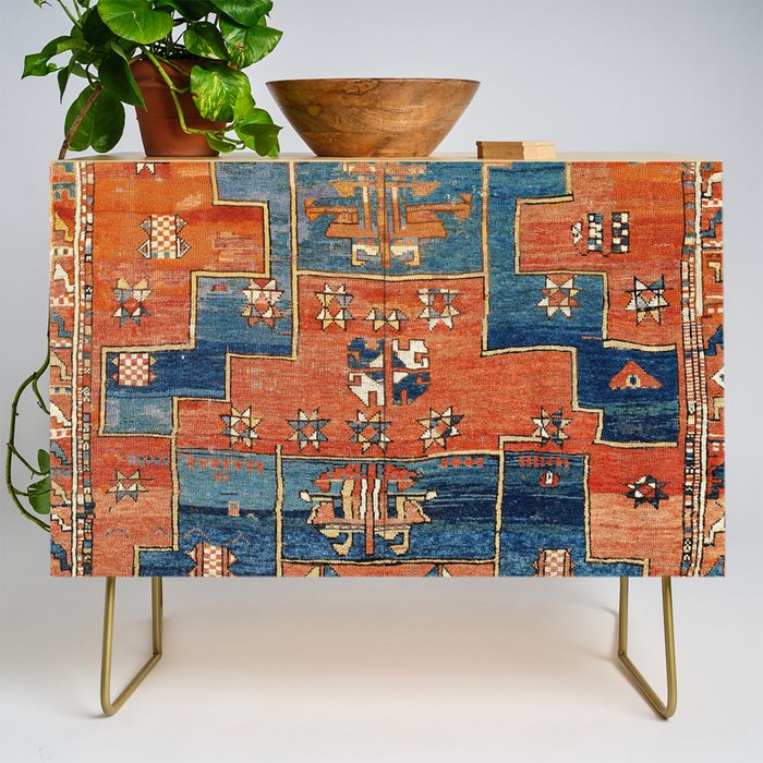 Bergama Northwest Anatolian Rug Print Credenza Gallery Image 1