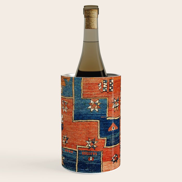 Bergama Northwest Anatolian Rug Print Wine Chiller Gallery Image 3