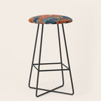 Bergama Northwest Anatolian Rug Print Stool Gallery Image 1