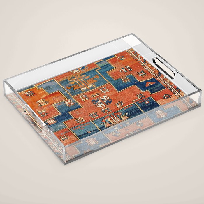 Bergama Northwest Anatolian Rug Print Acrylic Tray Gallery Image 1