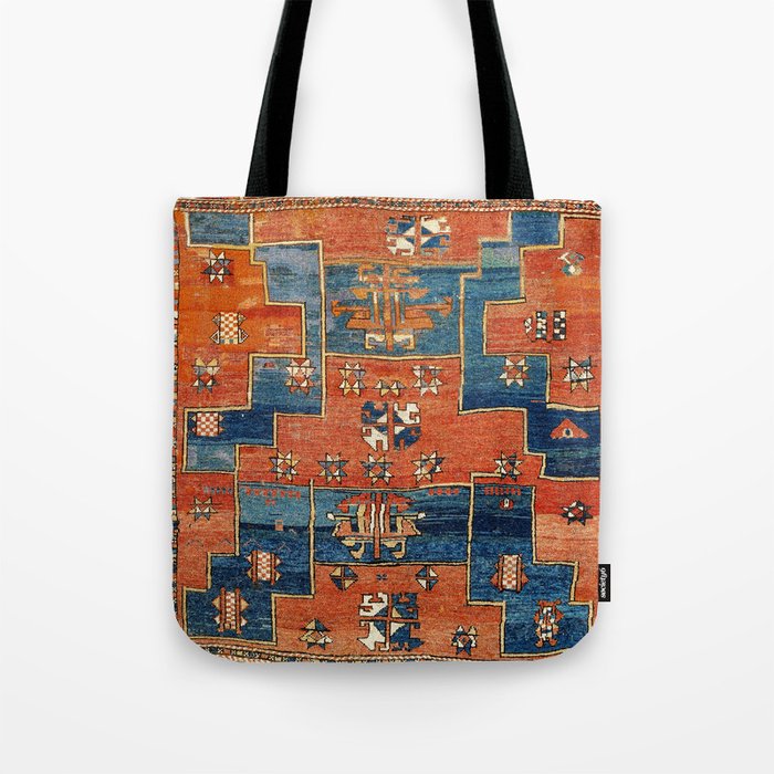 Bergama Northwest Anatolian Rug Print Tote Bag Gallery Image 1