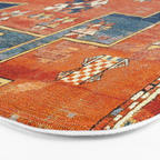 Bergama Northwest Anatolian Rug Print Bath Mat Gallery Image 3