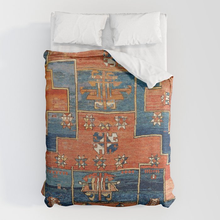 Bergama Northwest Anatolian Rug Print Duvet Cover Gallery Image 1