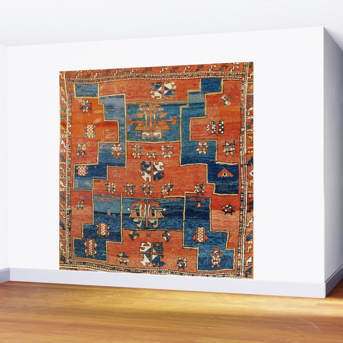 Bergama Northwest Anatolian Rug Print Wall Mural Gallery Image 2