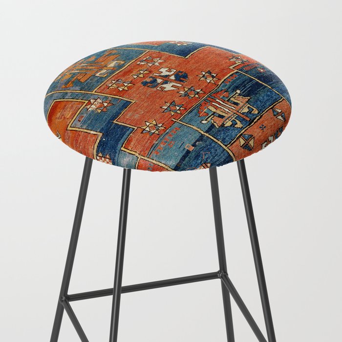 Bergama Northwest Anatolian Rug Print Stool Gallery Image 2