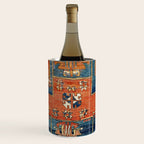 Bergama Northwest Anatolian Rug Print Wine Chiller Gallery Image 1