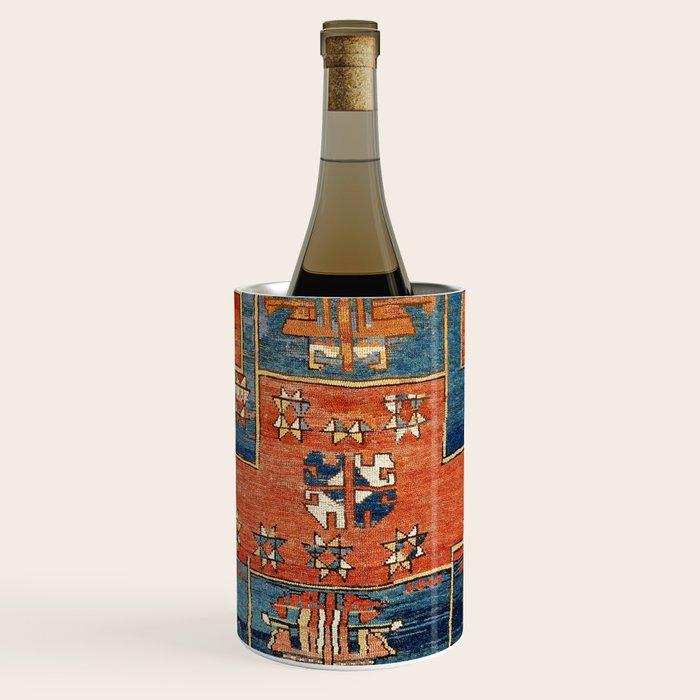 Bergama Northwest Anatolian Rug Print Wine Chiller Gallery Image 1