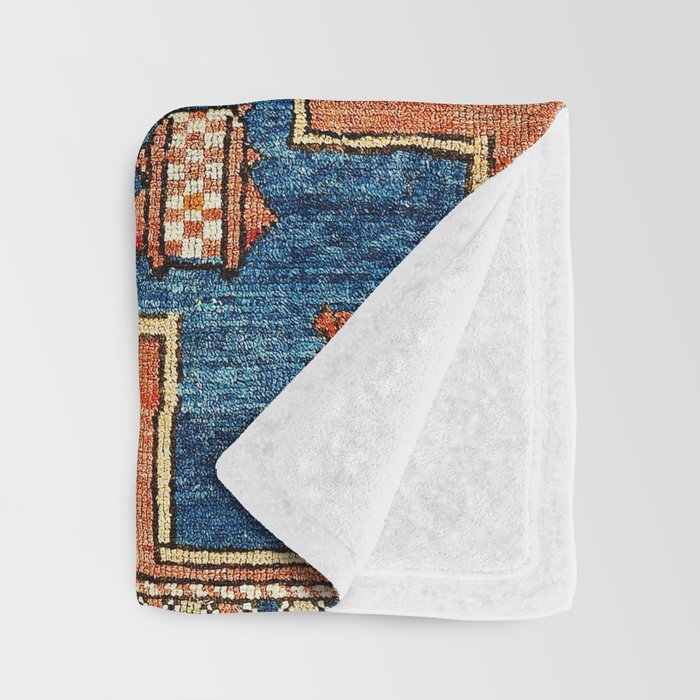 Bergama Northwest Anatolian Rug Print Throw Blanket Gallery Image 3