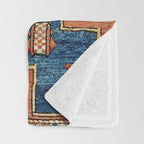 Bergama Northwest Anatolian Rug Print Throw Blanket Gallery Image 3