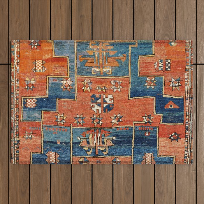 Bergama Northwest Anatolian Rug Print Outdoor Rug Gallery Image 1
