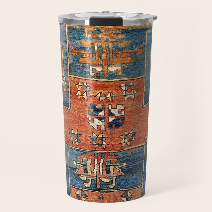 Bergama Northwest Anatolian Rug Print Travel Mug Gallery Image 1