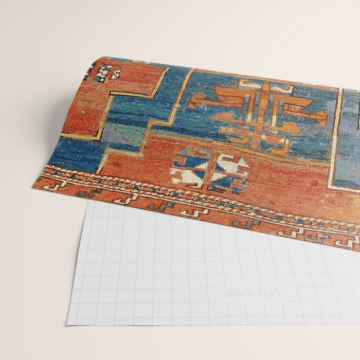 Bergama Northwest Anatolian Rug Print Wrapping Paper Gallery Image 2