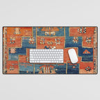 Bergama Northwest Anatolian Rug Print Desk Mat Gallery Image 1