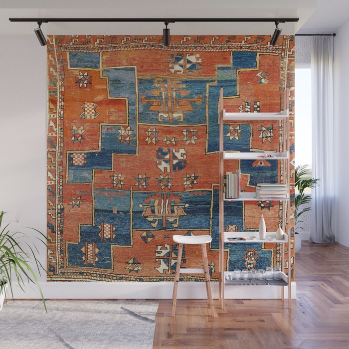 Bergama Northwest Anatolian Rug Print Wall Mural Gallery Image 1