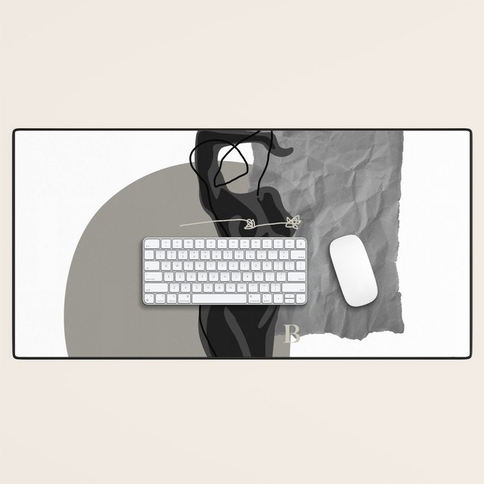 Nude In Shadow Desk Mat Gallery Image 1