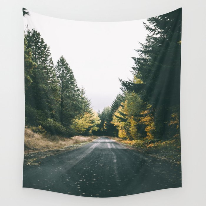 Autumn Drive Wall Tapestry Gallery Image 4